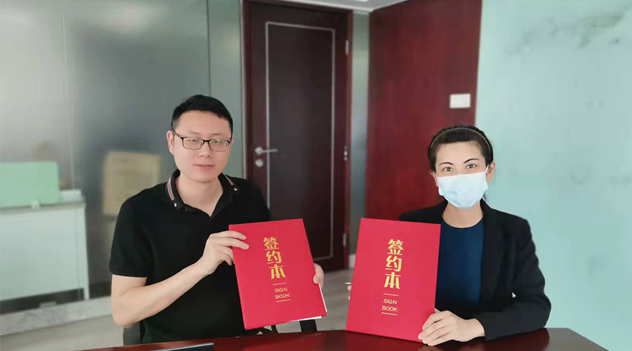 祝賀！金環(huán)電器與寧波某品牌電商客戶(hù)再次合作，簽約成功！